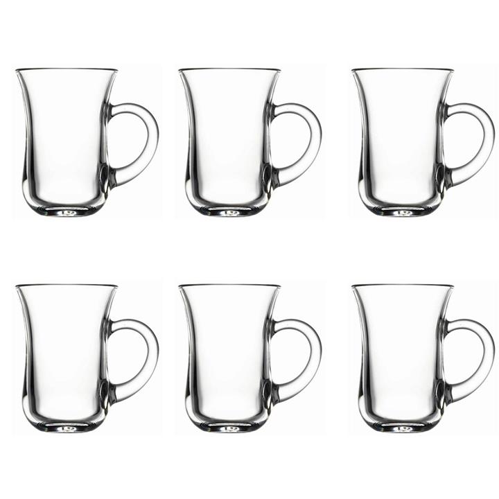استکان پاشاباغچه سری Keyif کد55411 بسته 6 عددی